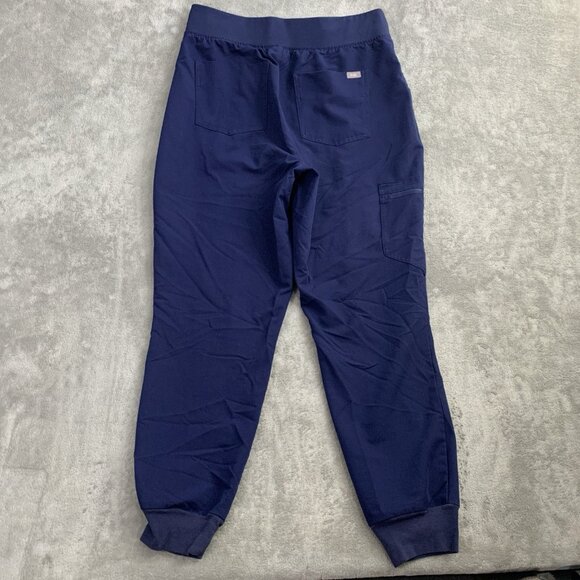 Figs Scrub Pants Womens Large Zamora Jogger Nurse Workwear Navy RN Nurse 28” - Picture 13 of 15